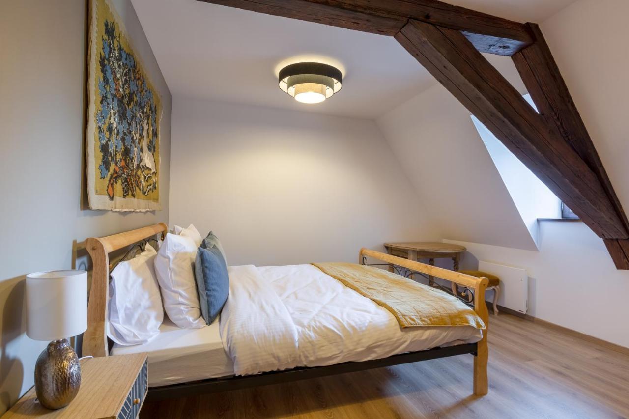 Le Rhenanus Jacques Taurellus - Appartement Duplex Au Calme - Centre Ville - Parking Gratuit Sélestat Dış mekan fotoğraf